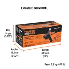 Combo esmeriladora 4-1/2', 850W,lentes y flexómetro,ERGO-PRO 3