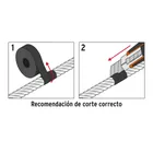 Piola de poliéster diamante de 6 mm, 1 kg, FIERO 4