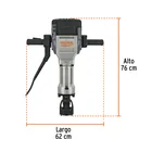 Martillo demoledor HEX 30 kg, 62J, 2000W, TRUPER EXPERT 2