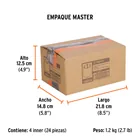 Dado de 9/16', 6 puntas, cuadro 1/4', TRUPER 7