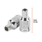 Dado de 5/32', 12 puntas, cuadro 1/4', TRUPER 3