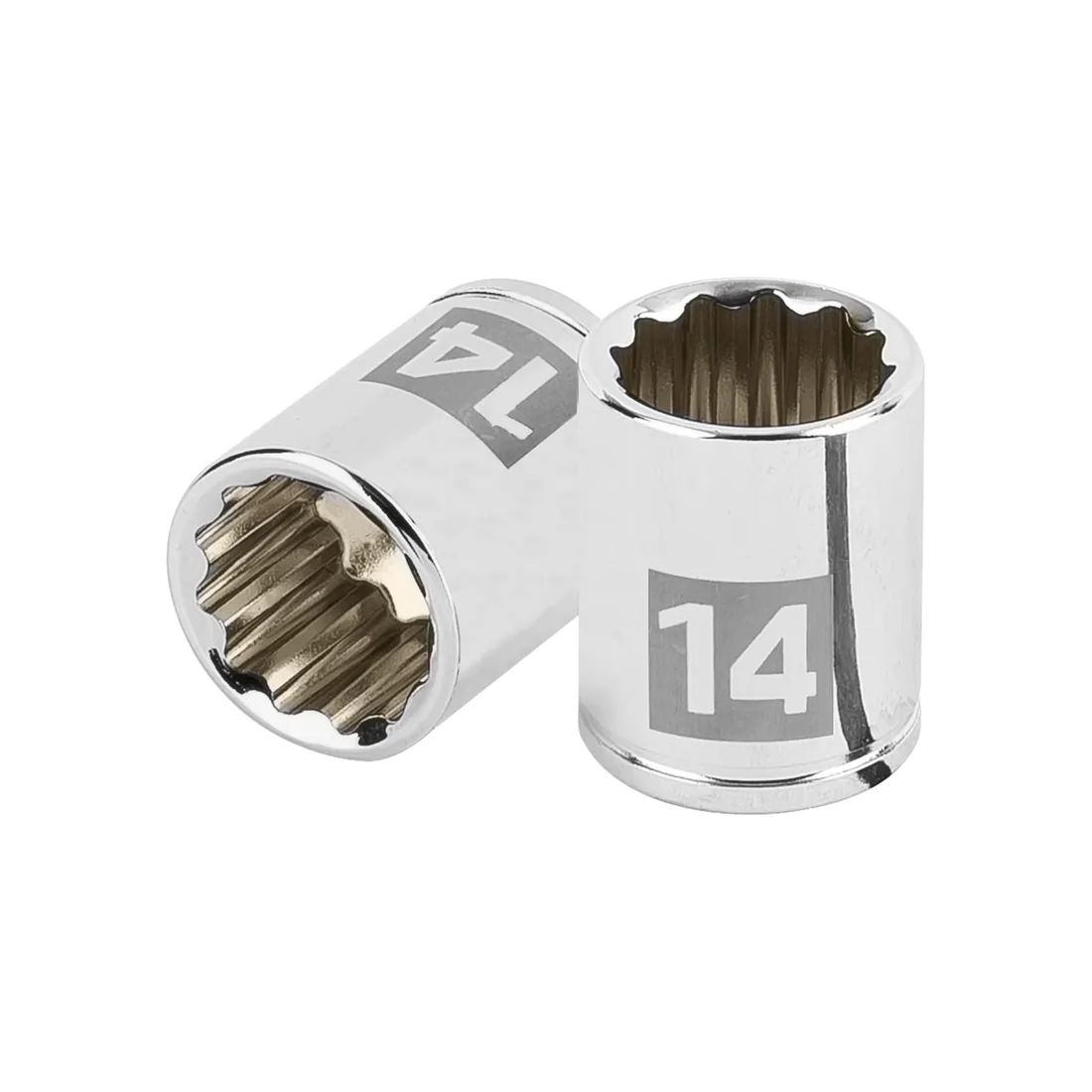 Dado de 14 mm, 12 puntas, cuadro 1/4', TRUPER