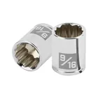 Dado de 9/16', 12 puntas, cuadro 1/4', TRUPER 1