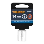 Dado de 14 mm, 6 puntas, cuadro 1/4', TRUPER 4