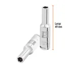 Dado largo de 5 mm, 6 puntas, cuadro 1/4', TRUPER 3
