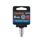 Dado de 6 mm, 12 puntas, cuadro 1/4', TRUPER 4