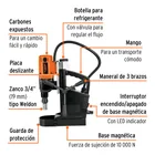 Taladro magnético 1-3/8', 1200W, TRUPER EXPERT 2
