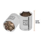 Dado de 26 mm, 6 puntas, cuadro 1/2', TRUPER 3