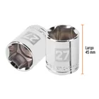 Dado de 27 mm, 6 puntas, cuadro 1/2', TRUPER 3