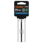 Dado largo de 21 mm, 6 puntas, cuadro 1/2', TRUPER 4