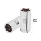 Dado largo de 26 mm, 6 puntas, cuadro 1/2', TRUPER 3