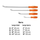Juego con 4 barras de palanca, TRUPER 4