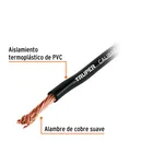 Carrete con 12 m de cable primario negro calibre 18, TRUPER 3