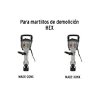 Cincel plano zanco hexagonal de 1-3/8' x 20', TRUPER 3