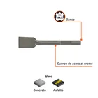 Cincel pala zanco hexagonal de 3' x 16', TRUPER 4