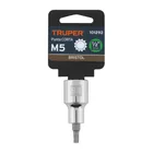 Dado punta corta bristol M5, cuadro 1/2', TRUPER 4