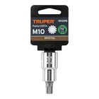 Dado punta corta bristol M10, cuadro 1/2', TRUPER 4
