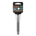 Dado punta larga bristol M12, cuadro 1/2', TRUPER 4