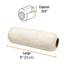Felpa para rodillo 9 x 3/4' superficies rugosas, EXPERT 3