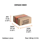 Juego de 12 puntas torx combinadas largo 2', TRUPER EXPERT 6