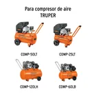 2 patas de goma para compresores Grupo 6, TRUPER 2