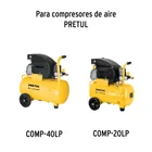 2 patas de goma para compresores Grupo 6, TRUPER 4