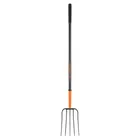 Bieldo para paja, 5 dientes, mango largo de acero 48' TRUPER 1