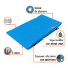 Lona de polietileno reforzada 3 x 5 m, azul, 180g/m2, TRUPER 2