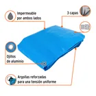 Lona de polietileno reforzada 7x10 m, azul, 180g/m2, TRUPER 2