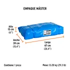 Lona de polietileno reforzada 7x10 m, azul, 180g/m2, TRUPER 4