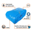 Lona de polietileno reforzada 9x14 m, azul, 180g/m2, TRUPER 2