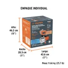 Bomba presurizadora jet acero 1 HP con control, TRUPER 7