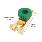Terminal p/batería con interruptor switch, TRUPER 2