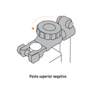 Terminal p/batería con interruptor switch, TRUPER 3