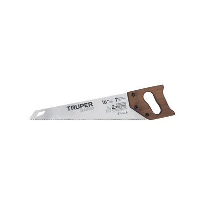 Serrucho Rapid 18', 7 DPP, mango de madera, TRUPER