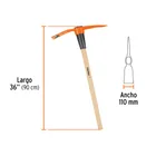 Talacho-pico 5 lb, mango de madera 36', TRUPER 3