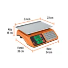 Báscula electrónica multifunciones 40 kg USB, TRUPER 3