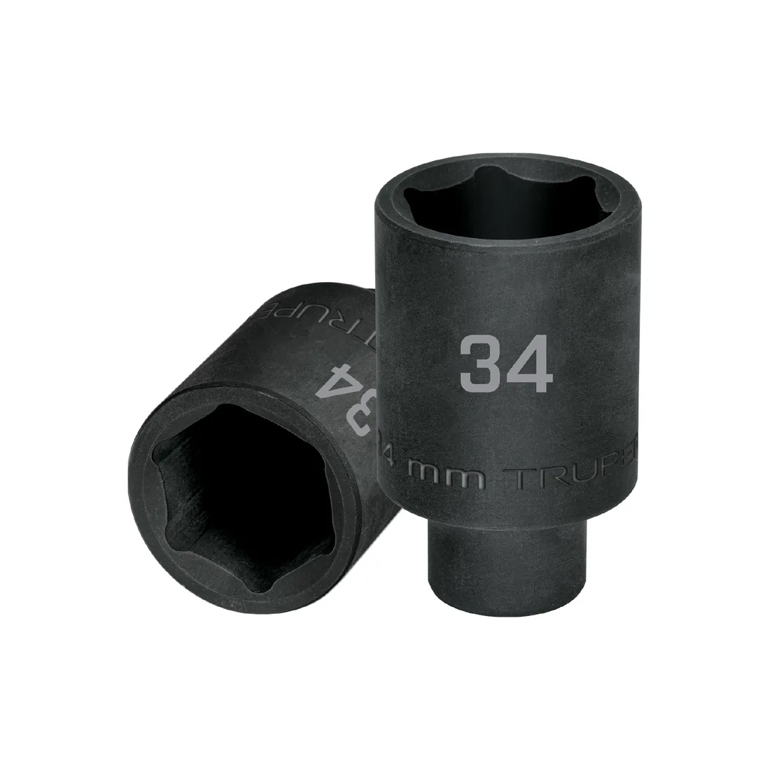 Dado largo impacto de 34 mm, 6 puntas, cuadro 1/2', TRUPER