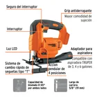 Sierra caladora 20V, sin accesorios, TRUPER PRO 2