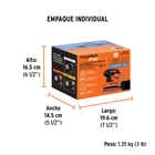 Lijadora roto-orbital 5', 20V, sin accesorios, TRUPER PRO 5