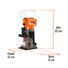 Router (Rebajadora) 1/4', sin accesorios, TRUPER PRO 3