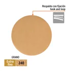 Paquete con 5 discos de lija 6' grano 240, ciegos, TRUPER 2