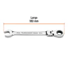 Llave combinada con matraca 14 mm flexible, EXPERT 3