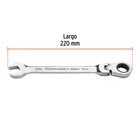 Llave combinada con matraca 17 mm flexible, EXPERT 3