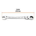 Llave combinada con matraca 18 mm flexible, EXPERT 3