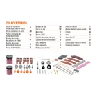 Herramienta rotativa 135W con 211 accesorios, TRUPER PRO 4