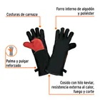 Guantes negros reforzados para soldador, TRUPER EXPERT 2