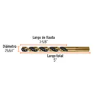 Broca HSS 25/64' Trugold para metal, TRUPER EXPERT 4