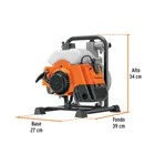 Motobomba autocebante 1'x1', gasolina 2HP, agrícola, TRUPER 3