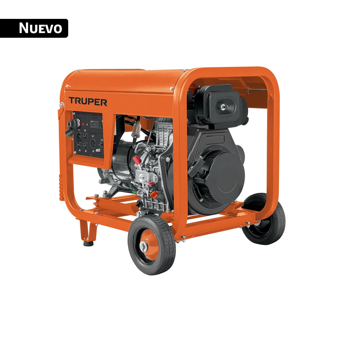 Generador portátil 6 kW motor a diesel, TRUPER